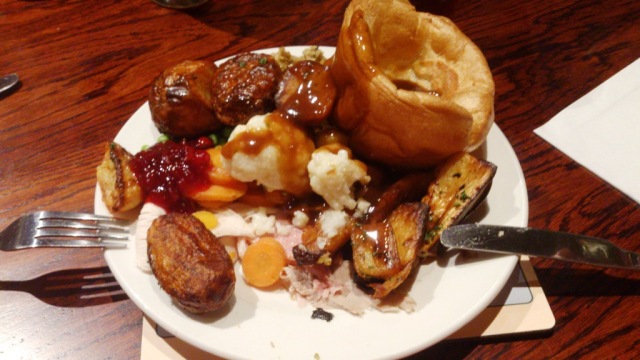 Post match feed at the Toby carvery